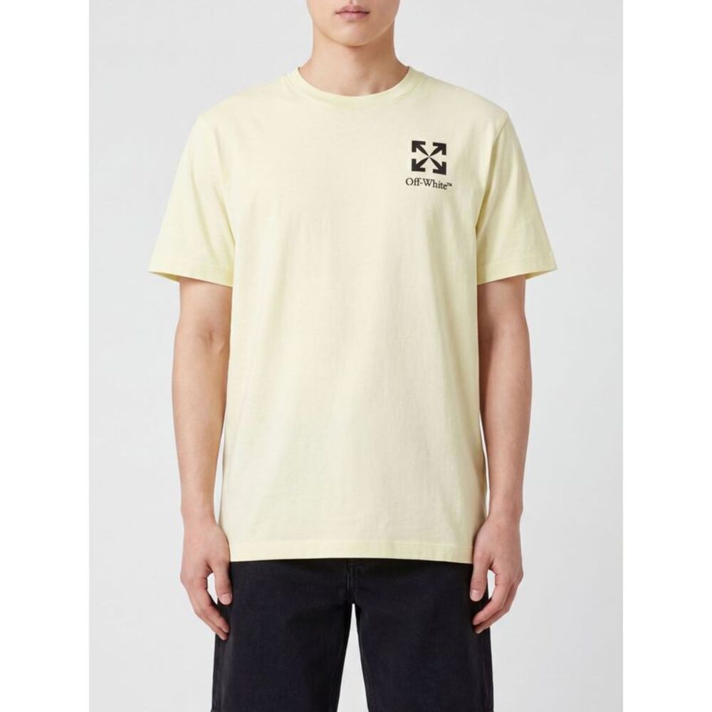 Off-White T-Shirt Men Yellow